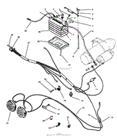 BATTERY &amp; HEADLIGHTS ASSEMBLY