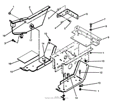 BELT GUARD AND FOOTREST ASSEMBLY