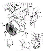 BLOWER HOUSING AND GOVERNOR