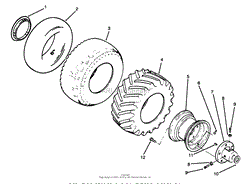 REAR WHEELS AND TIRES