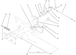 LOWER PARKING BRAKE ASSEMBLY