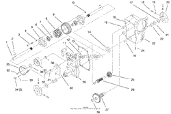 HYDRO TRANS AXLE ASSEMBLY