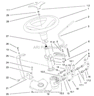 POWER STEERING &amp; TILT ASSEMBLY