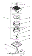 AIR INTAKE / FILTRATION ASSEMBLY KOHLER CH22S-66545