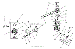 FUEL SYSTEM ASSEMBLY KOHLER CH22S-66545