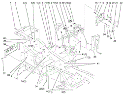 STEERING TOWER &amp; FUEL TANK SUPPORT ASSEMBLY