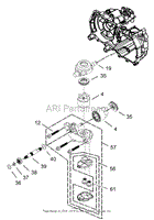 CYLINDER BLOCK ASSEMBLY RH HYDROSTAT NO. 105-3491