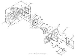 HOUSING ASSEMBLY LH HYDROSTAT NO. 105-3492