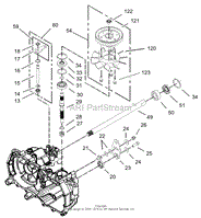 FAN AND PULLEY ASSEMBLY RH HYDROSTAT NO. 105-3491