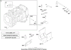 CYLINDER ASSEMBLY BRIGGS AND STRATTON 31H777-0168-E1