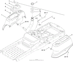 FUEL DELIVERY AND BODY STYLING ASSEMBLY