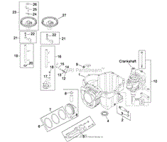 CRANKCASE ASSEMBLY KOHLER SV610-0020