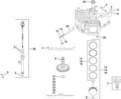 CRANKCASE ASSEMBLY KOHLER SV720-0039