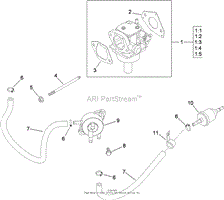 FUEL SYSTEM ASSEMBLY KOHLER SV720-0039