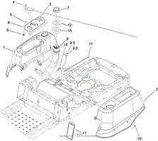 STYLING AND FUEL SYSTEM ASSEMBLY