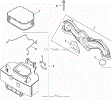 AIR INTAKE AND FILTRATION ASSEMBLY KOHLER SV730-0025