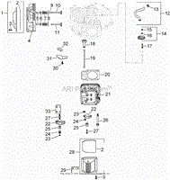 HEAD, VALVE AND BREATHER ASSEMBLY KOHLER SV730-0025