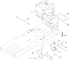 ENGINE AND CLUTCH ASSEMBLY