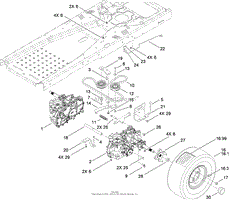 HYDRO TRACTION DRIVE ASSEMBLY