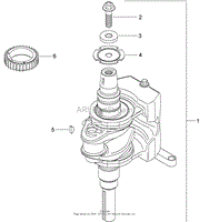 CRANKSHAFT ASSEMBLY KOHLER SV590-0023