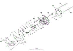 HEAD, VALVE AND BREATHER ASSEMBLY KOHLER SV590-0023