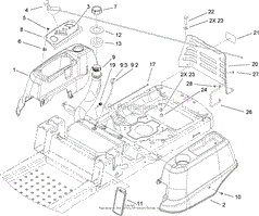 STYLING AND FUEL SYSTEM ASSEMBLY