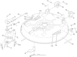 32 INCH DECK ASSEMBLY