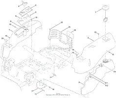 BODY STYLING AND FUEL POD ASSEMBLY