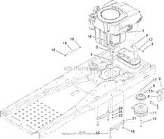 ENGINE AND CLUTCH ASSEMBLY