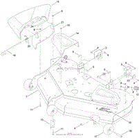 50 INCH DECK ASSEMBLY