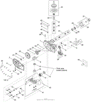 RIGHT HAND HYDRO TRANSAXLE ASSEMBLY NO. 119-3361