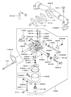 CARBURETOR ASSEMBLY KAWASAKI FH500V-BS36