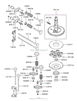 VALVE AND CAMSHAFT ASSEMBLY KAWASAKI FH500V-BS36