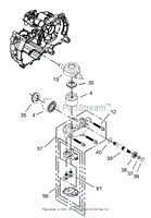 CYLINDER BLOCK ASSEMBLY LH HYDROSTAT NO. 105-3492