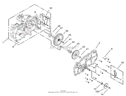 HOUSING ASSEMBLY LH HYDROSTAT NO. 105-3492