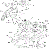 ENGINE AND STYLING ASSEMBLY