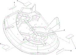 38 INCH DECK DECAL ASSEMBLY NO. 107-9139