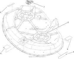 42IN DECK ASSEMBLY NO. 110-1890