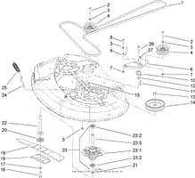 SPINDLE AND BELT DRIVE ASSEMBLY