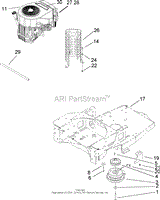 ENGINE AND CLUTCH ASSEMBLY