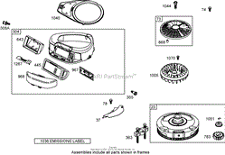 BLOWER HOUSING ASSEMBLY BRIGGS AND STRATTON 31A707-0116-E1