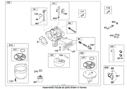 CARBURETOR ASSEMBLY (NIKKI) BRIGGS AND STRATTON MODEL 31P777-0133-E1