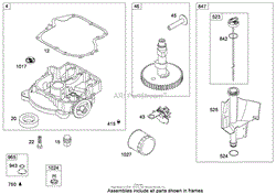 CRANKCASE ASSEMBLY BRIGGS AND STRATTON MODEL 31P777-0133-E1