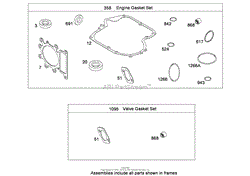 GASKET SET BRIGGS AND STRATTON MODEL 31P777-0133-E1