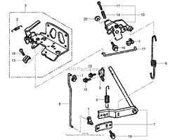 CONTROL ASSEMBLY HONDA GXV530 EXA2