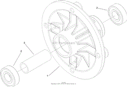 SPINDLE HOUSING NO. 107-9161 ASSEMBLY