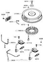 ELECTRIC EQUIPMENT ASSEMBLY KAWASAKI FH541V-CS50