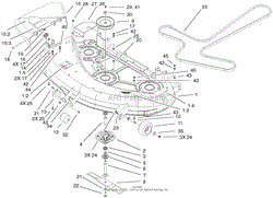 44 INCH DECK ASSEMBLY