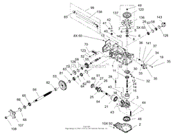 RH HYDRO TRANSAXLE ASSEMBLY NO. 107-1708