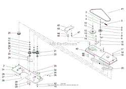 CUTTING PAN AND DRIVE SYSTEM ASSEMBLY